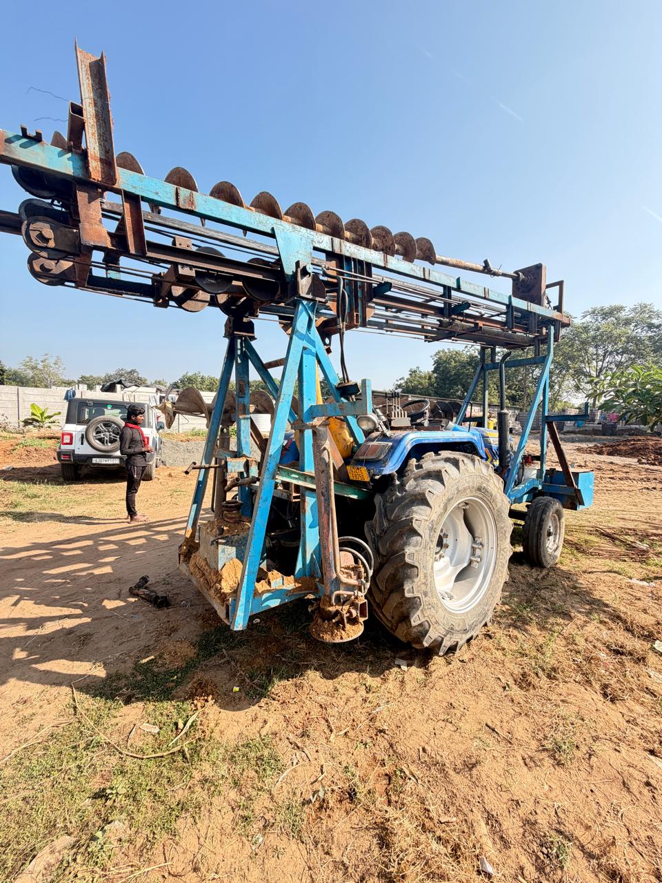 Tractor piling services for construction projects in India