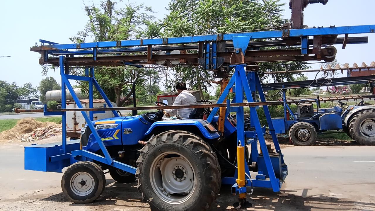 Tractor piling services for residential and commercial construction